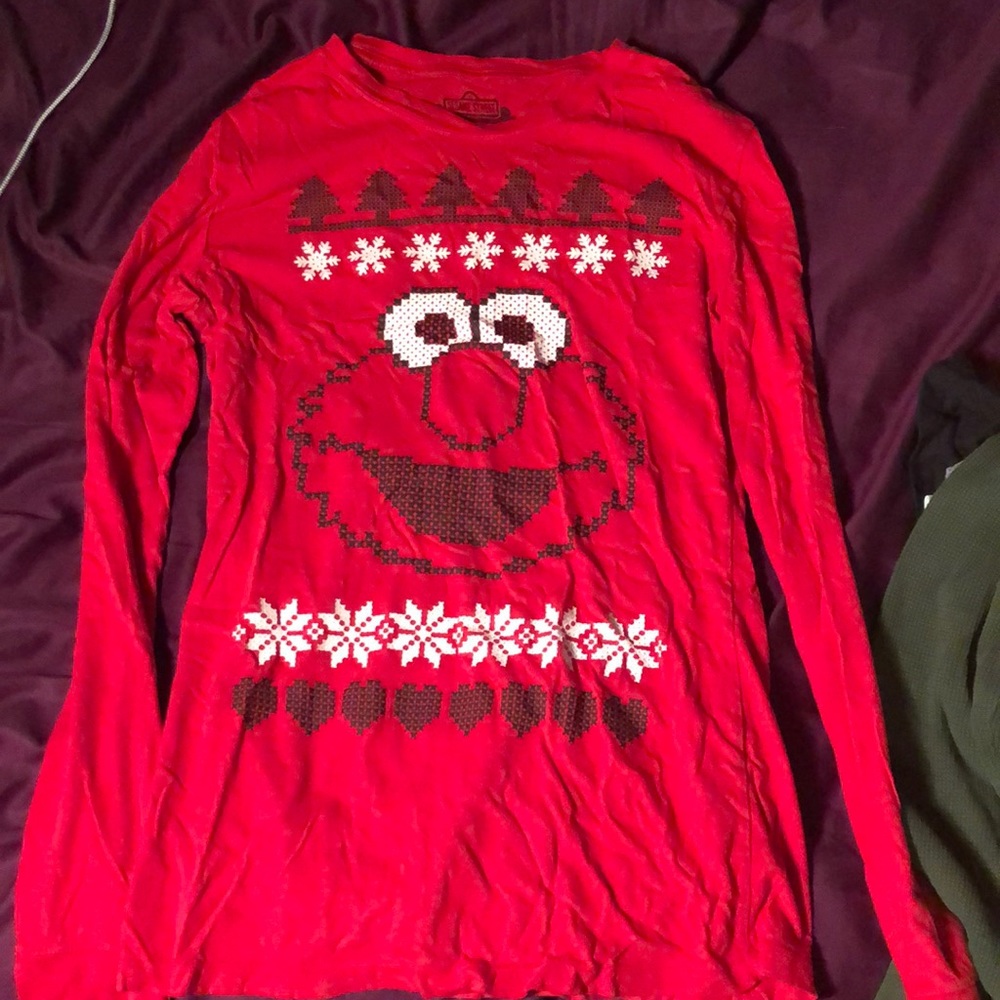 Elmo slim fitted Xmas long sleeve